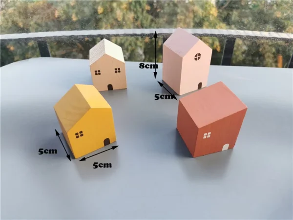 Pastel Wooden Building Blocks