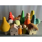 Pastel Wooden Building Blocks