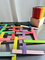 Pastel Wooden Building Blocks