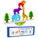 Wooden Tree Stacking Blocks Game