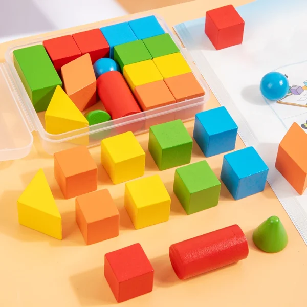 Wooden Building Blocks Set