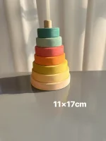 Pastel Wooden Building Blocks