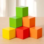 Wooden Building Blocks Set