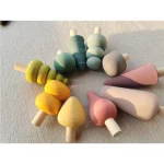 Pastel Wooden Building Blocks
