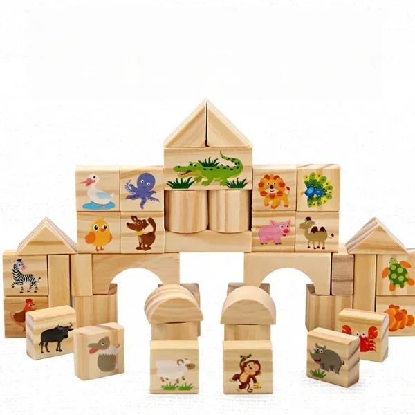 Wooden Stacking Blocks Educational Toys