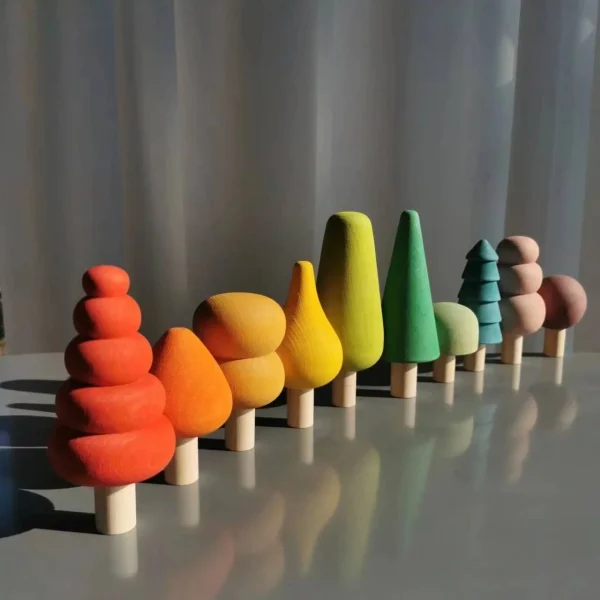 Pastel Wooden Building Blocks