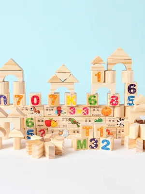 Wooden Stacking Blocks Educational Toys