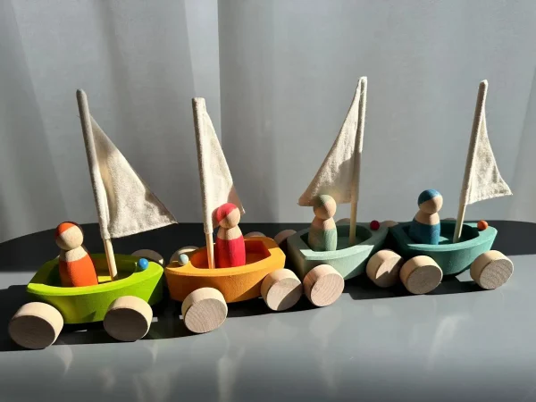 Pastel Wooden Building Blocks