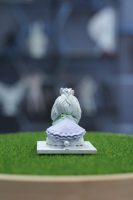 Bow Maltese Dog Resin Pet Figurine Toy