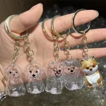 Puppy Fur Keepsake Capsule Keychain  (5-Pack)