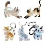 Animal Fur Capsule Keychain – Style B (5-Pack)