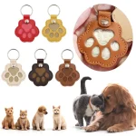 PU Leather Pet Fur Memorial Locket Keychain (12-Pack)