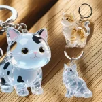 Animal Fur Capsule Keychain – Style A (5-Pack)