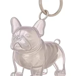Clear Pet Fur Memorial Keychain for Dog & Cat (5-Pack)
