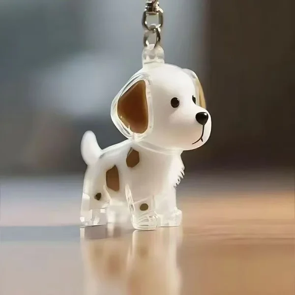 Puppy Fur Keepsake Capsule Keychain  (5-Pack)
