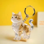 Animal Fur Capsule Keychain – Style A (5-Pack)
