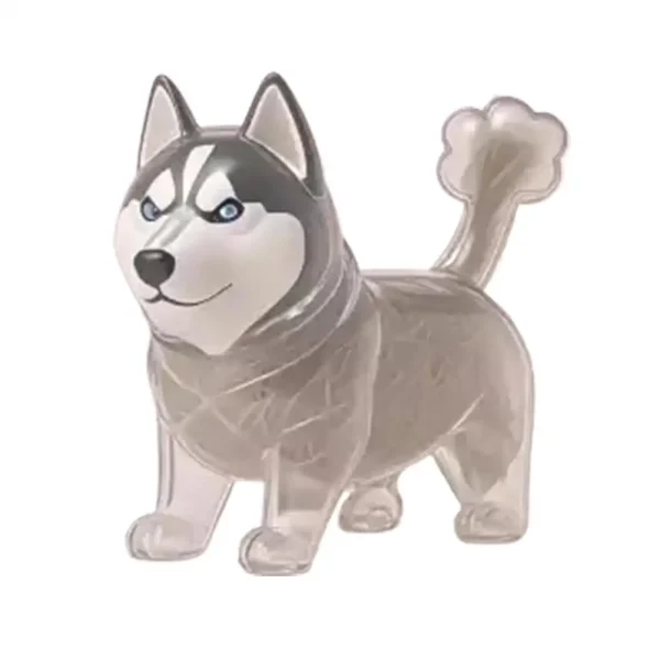 Clear Pet Fur Memorial Keychain for Dog & Cat (5-Pack)