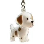 Clear Pet Fur Memorial Keychain for Dog & Cat (5-Pack)