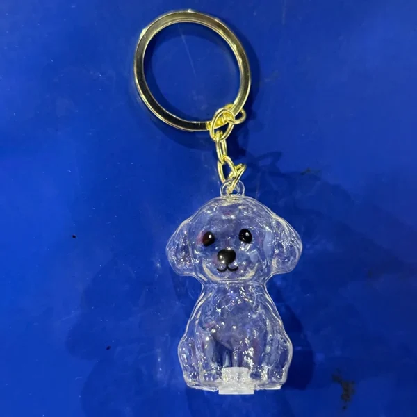 Puppy Fur Keepsake Capsule Keychain  (5-Pack)