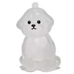 Clear Pet Fur Memorial Keychain for Dog & Cat (5-Pack)