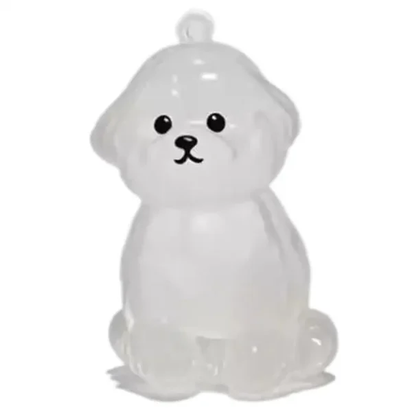 Clear Pet Fur Memorial Keychain for Dog & Cat (5-Pack)
