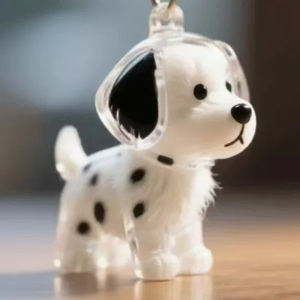 Puppy Fur Keepsake Capsule Keychain  (5-Pack)