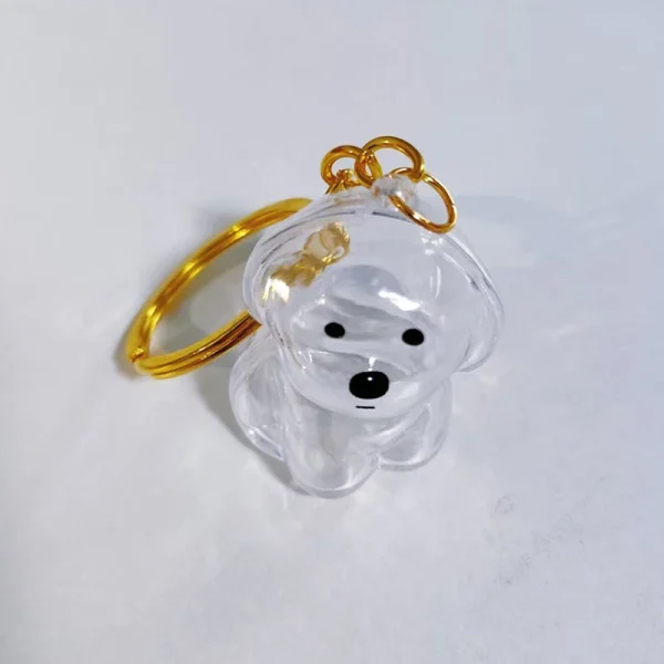 Puppy Fur Keepsake Capsule Keychain  (5-Pack)