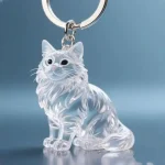 Animal Fur Capsule Keychain – Style A (5-Pack)