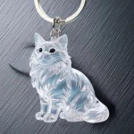 Animal Fur Capsule Keychain – Style A (5-Pack)