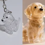 Puppy Fur Keepsake Capsule Keychain  (5-Pack)