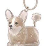 Clear Pet Fur Memorial Keychain for Dog & Cat (5-Pack)